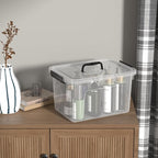 Drephia 10.5 Quart Clear Plastic Storage Box/Container - Image 4