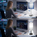 fenmzee touch lamps for bedroom set of 2 shown in use