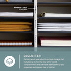 Safco Literature Organizer, 24 Compartments, Office and Classroom Mailbox - Image 3
