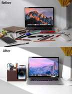 Pen Holder with Wireless Charger, Compatible with iPhone 17/16/15/14/13/12/11/8 - Image 6