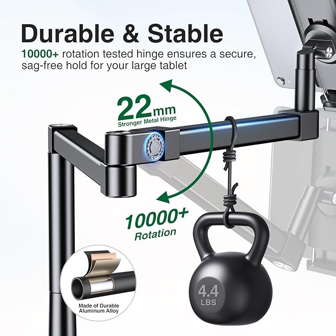 elitehood Long Arm iPad Desk Mount - Image 6