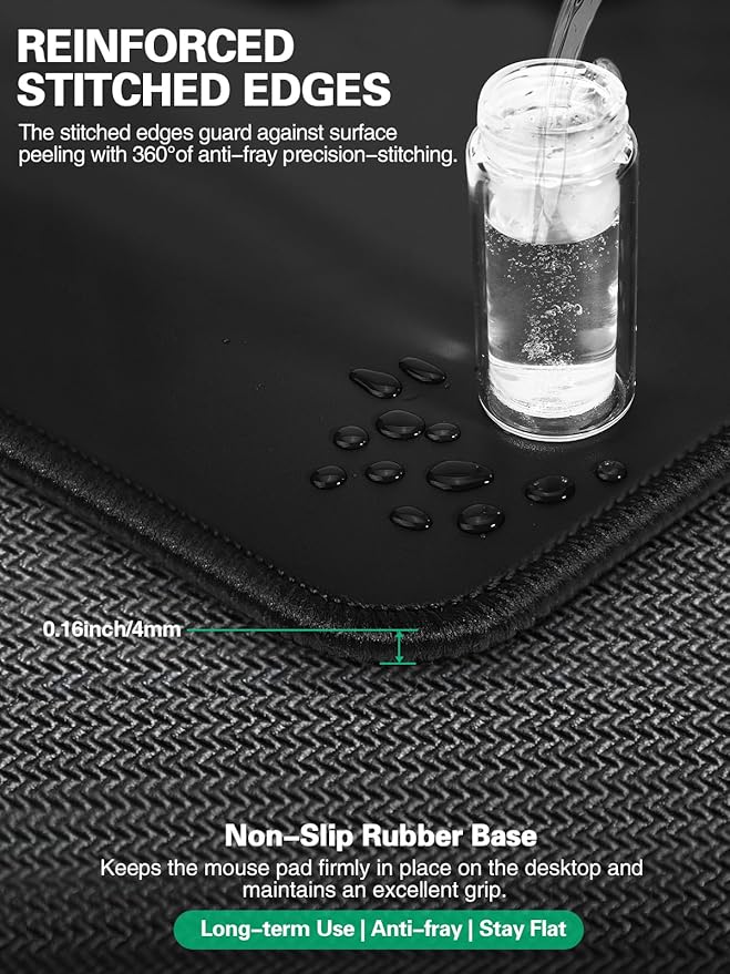 Mouse Pad, Office Desk Mat, Large Gaming Mousepad - Image 5