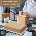 Eupako 13x10x2" Brown Shipping Boxes Corrugated Box Mailers 20 Pack Cardboard - Image 6