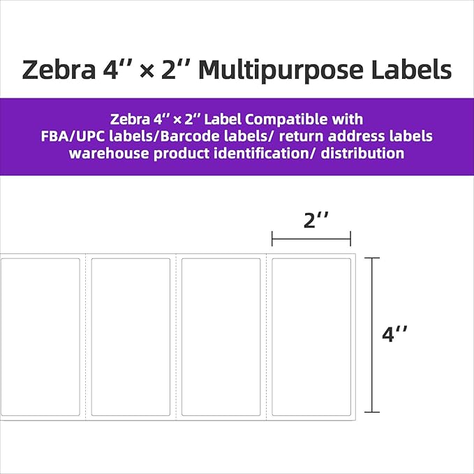 AveneMark 12 Rolls 4" x 2" Direct Thermal Labels - Image 3