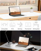 YSAGi Leather Desk Protector, Office Mat, Large Mouse Mat, Non-Slip PU Leather - Image 6