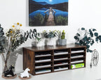 PAG Mail Sorter, Wooden Countertop Literature Organizer, Student & Desktop Bill - Image 4