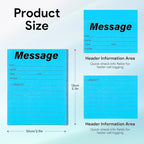 9Pack Phone Message Pads for Office, 4 x 5 Inch Self-Stick Note Pads, While You - Image 2