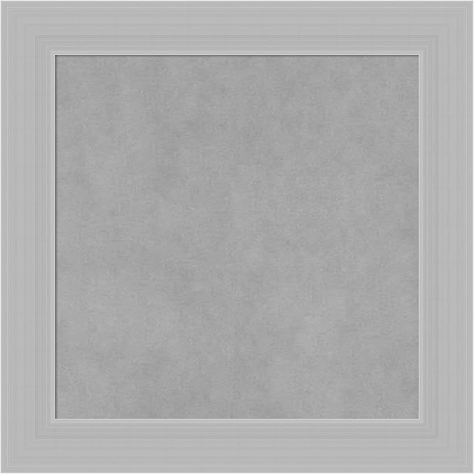 Amanti Art Silver Framed Magnetic Board 20x20 Small Vision Board by AmantiArt