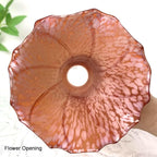 Bieye LS92 Lily Flower Blown Glass Lampshade - Image 3
