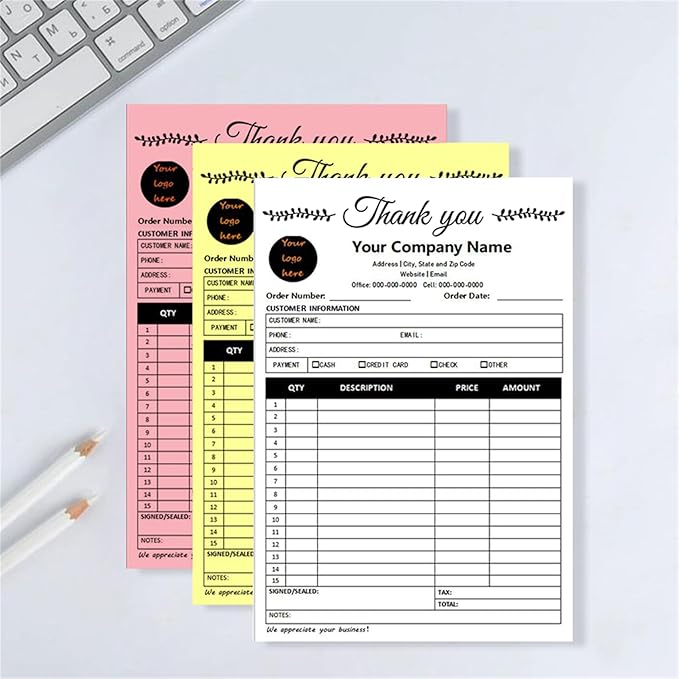 Custom Invoice Book in 3-Part /2-Part Receipt Book - Image 5