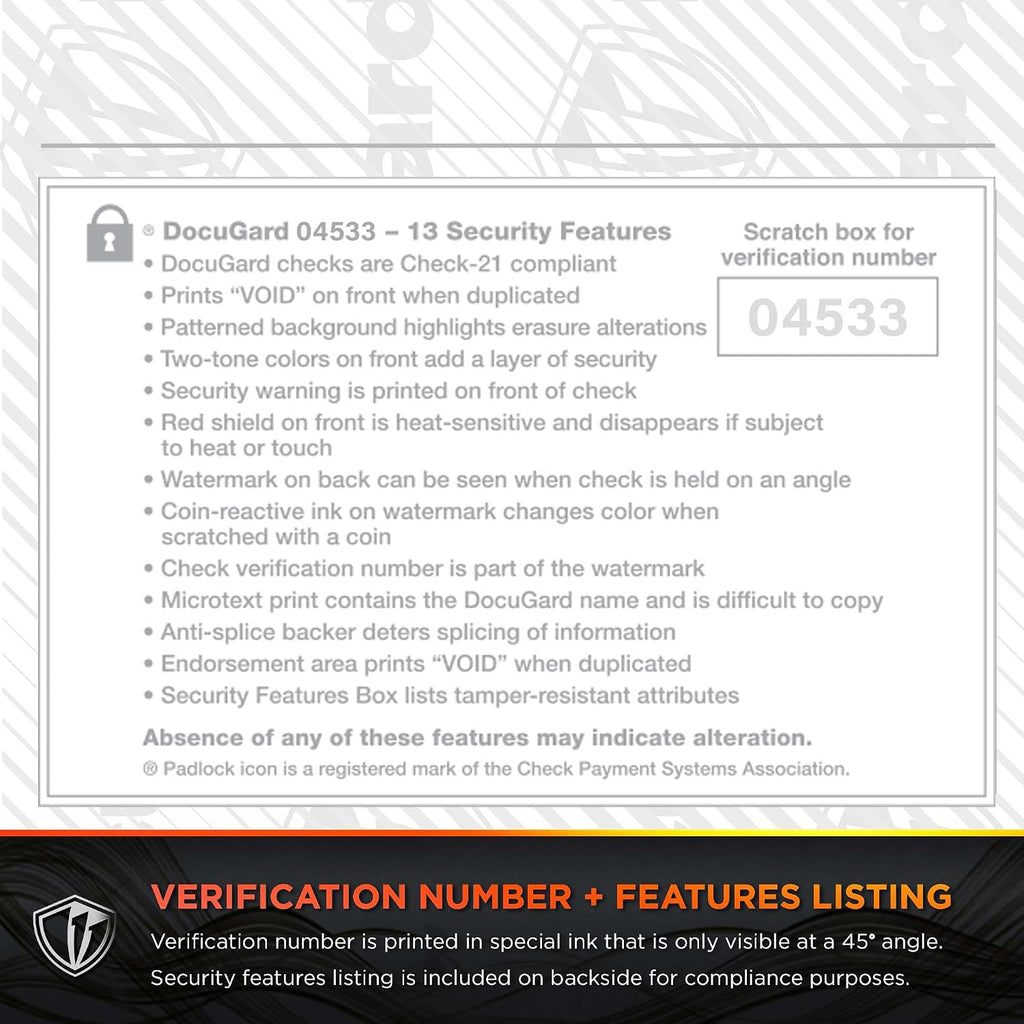 docugard blue/green premier prismatic top high security check, view 9