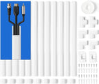 204in Wall Cable Hider, Cord Hider to Hide 2-3 Cords, TV Wire Hider by ZhiYo
