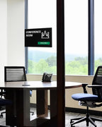 Conference Room Door Signs for Office, Meeting In Progress Door Sign, In Use - Image 6