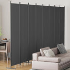 Helios&Hestia 8-Panel 6 ft Tall Indoor Folding Room Divider, Portable Privacy - Image 2