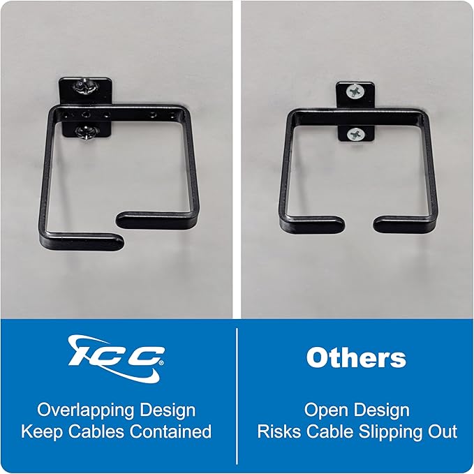 ICC 3” Metal Cable Management Ring, Rack or Wall Mount - Image 4