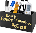 QZQE Everything Is Figureoutable Pen Pencil Holder Organizer by Unknown