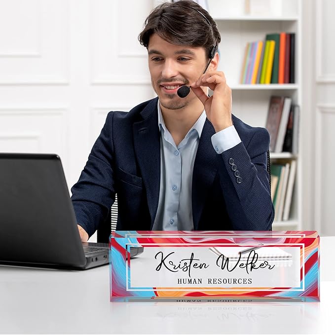 SalaGraphics Desk Name Plate Personalized, Custom - Image 5