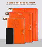 Biuwory Lined Journal Notebook for Women Men, 256 Pages A4 Large Hardcover - Image 2
