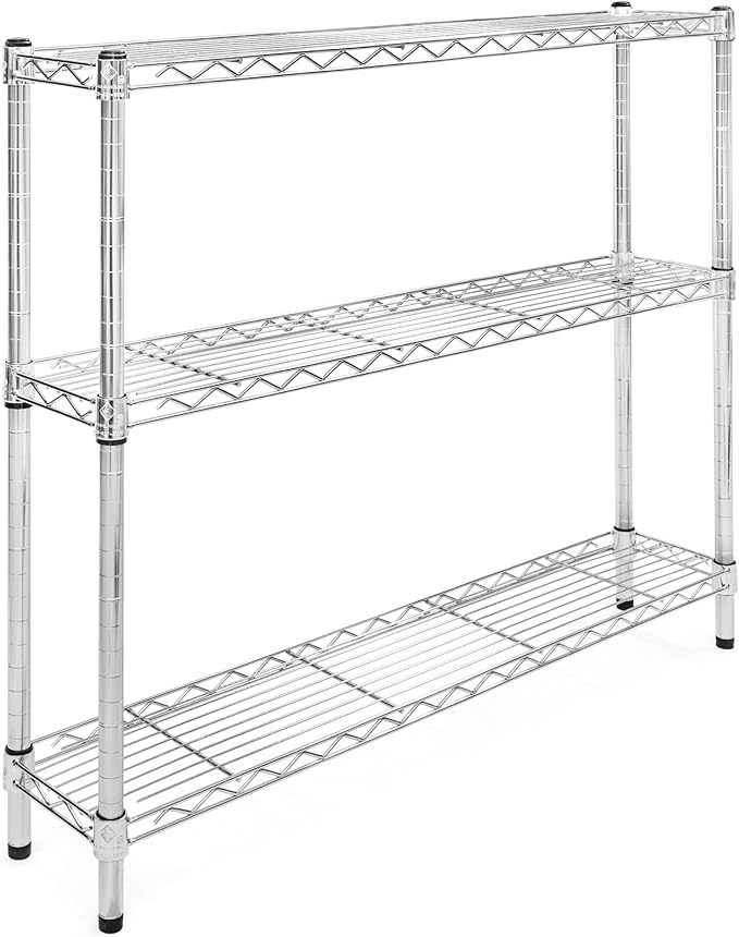 Shelving Inc. 8" d x 42" w Chrome Wire Shelving by ShelvingInc