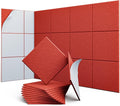 UNECHO 12 Pack 12" X 12" X 0.4" Acoustic Panels by UNECHOACOUSTIC