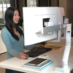 Ergotron – HX Dual Monitor Arm, VESA Desk Mount – - Image 3