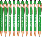 CRME Personalized Pens with Stylus Tip Customized Pens with Name/Logo Soft Grip by Unknown