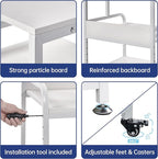 Fannova Printer Stand, 25.6" x 23.6" x 30.9" Extra Large Printer Table - Image 8