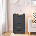 HOOBRO 5-Drawer File Cabinet, Office Cabinet - Image 9