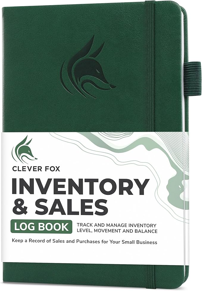 Clever Fox Inventory & Sales Log Book by CleverFox