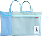 Pendancy Mesh Zipper Pouch 11x13.7 in, A4 Size Foldable Document Storage by Pendancy