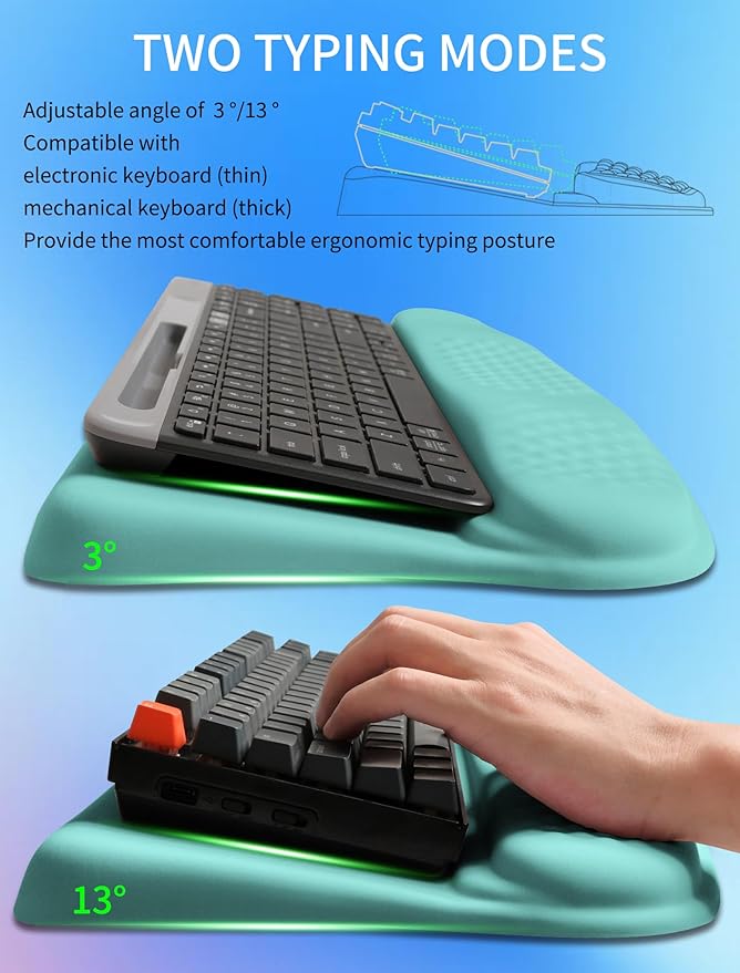 KUOSGM Ergonomic Wave Wrist Rest - Image 2