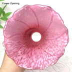 Bieye LS65 Lily Flower Blown Glass Lampshade - Image 4