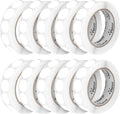 Perco White 1-Inch Perforated Circle Dot Sticker Labels — 10 Rolls, 000 Round