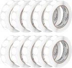 Perco White 1-Inch Perforated Circle Dot Sticker Labels — 10 Rolls, 000 Round by Perco