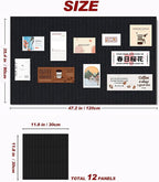 Large Felt Wall Tiles Cork Boards - Image 2