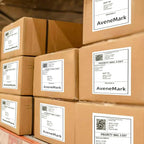 AveneMark 8 Stacks 4000 Labels 4" x 6" Fanfold Direct Thermal Labels, Postage - Image 9