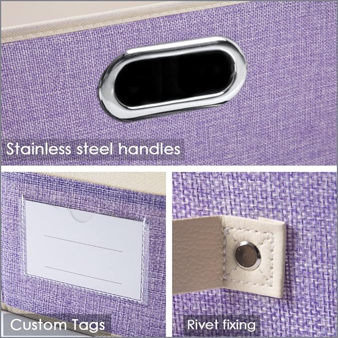 PRANDOM Large Foldable Storage Bins - Image 3