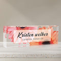 Desk Name Plate Personalized, Custom Name Plates by SalaGraphics