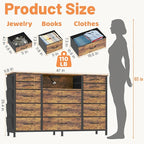 HCHQHS 47 Inch Dresser for Bedroom - Image 2