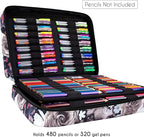 YOUSHARES Big Capacity Colored Pencil Case - Image 4