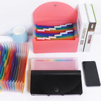 2 Pack 13 Pockets A6 Mini Coupon Organizer Wallet, Expandable Accordion File - Image 2