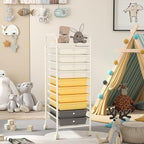 GLACER 10 Drawers Rolling Cart, Storage Cart - Image 2