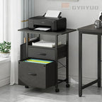 GYIIYUO 2 Drawer File Cabinet - Image 4