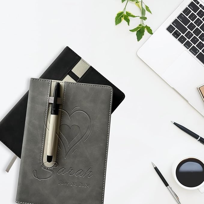 Bliver Personalized Leather Journal Custom Notebook Customized Engraved Journal - Image 5