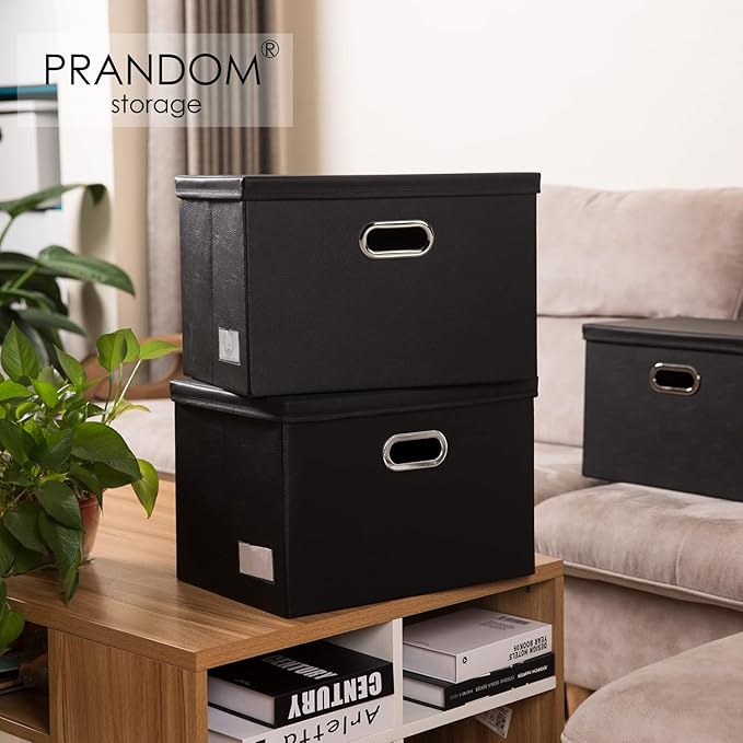 PRANDOM Large Stackable Storage Boxes - Image 2