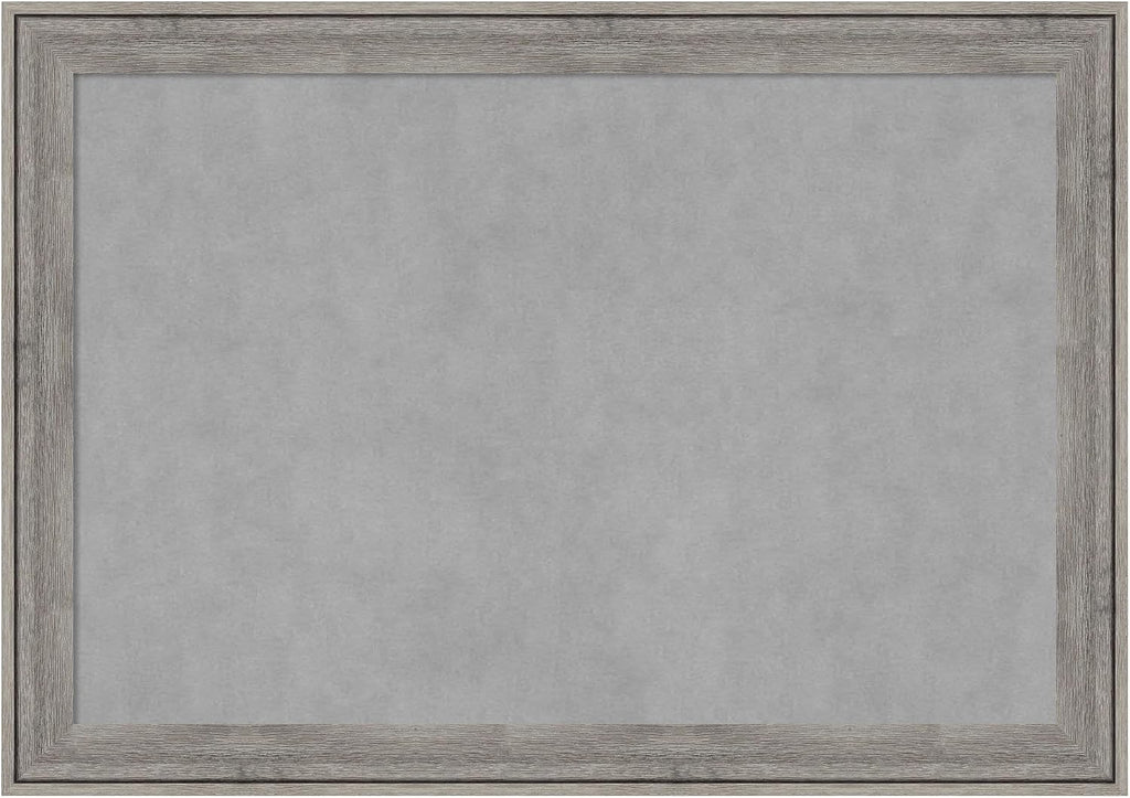 Amanti Art Grey Framed Magnetic Board 29x41 Large Vision Board