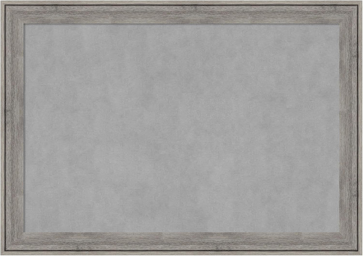 Amanti Art Grey Framed Magnetic Board 29x41 Large Vision Board