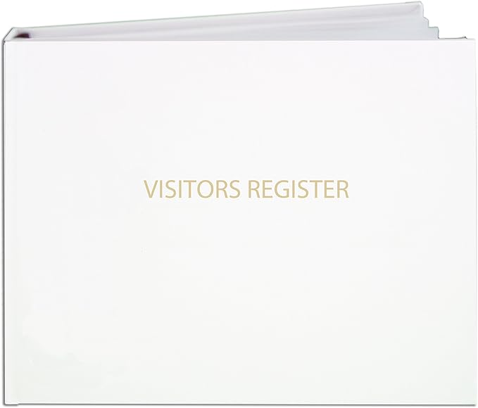 BookFactory Visitor Log Book/Visitor Register/Visitor Sign-in Book by BookFactory