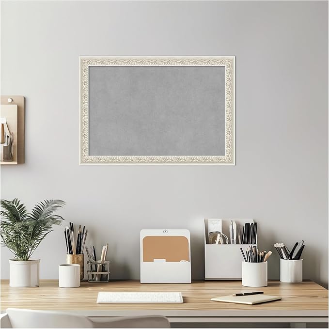 Amanti Art Silver Framed Magnetic Board 14x20 Small Vision Board - Image 5