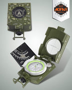 AOFAR AF-4074 Military Compass for Hiking, Lensatic Sighting Waterproof - Image 2